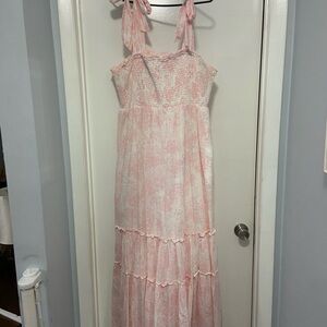 Crown & Ivy Pink Textured Dress